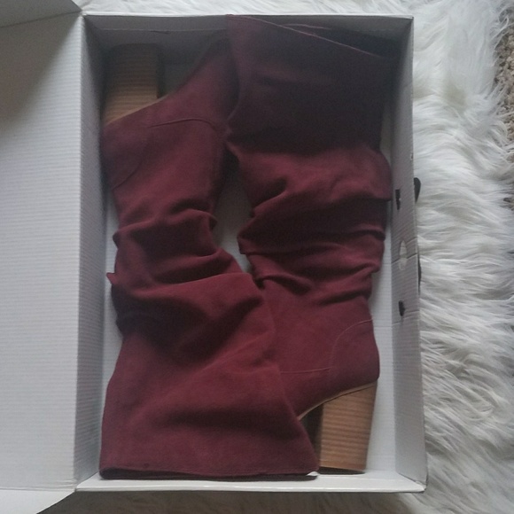 Nine west knee high suede boots - Picture 2 of 4